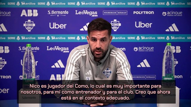 Cesc ensalza a Nico Paz y quiere más jugadores del Real Madrid: Estamos muy interesados