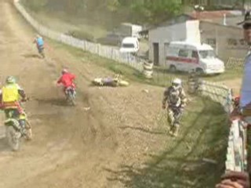 chute moto cross