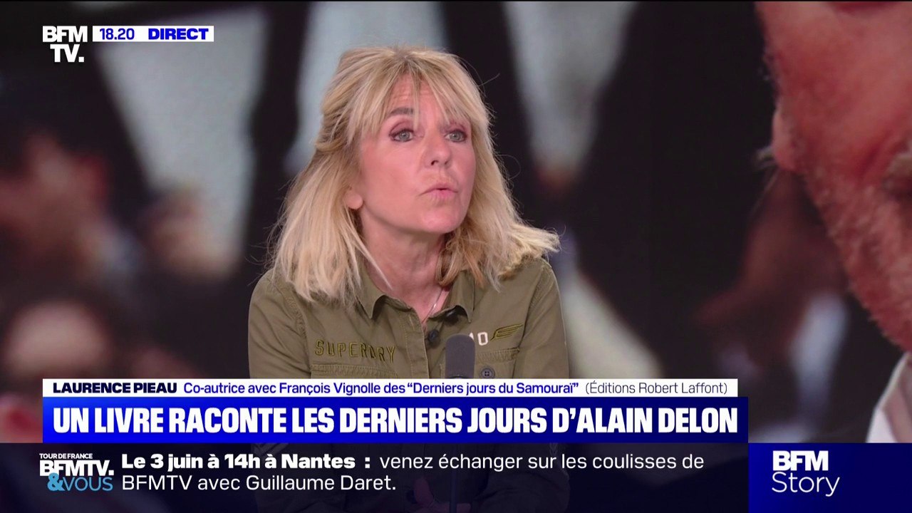 Livre sur les derniers jours d'Alain Delon: Hiromi Rollin "demandait constamment le mariage" à l'acteur, révèle Laurence Pieau, co-autrice des "Derniers jours du Samouraï"