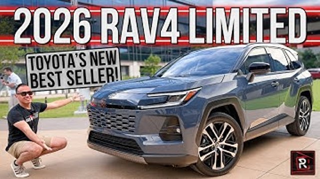 The 2026 Toyota RAV4 Limited Is A Re-Envisioned Hybrid Only Family SUV For The Masses