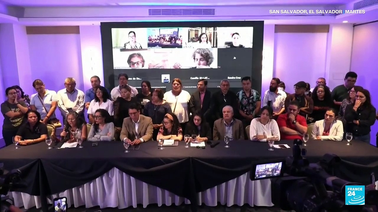 Rechazo a la ley de agentes extranjeros de El Salvador
