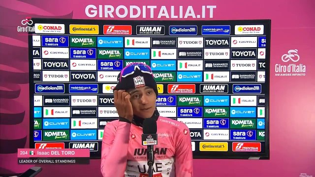 Cycling - Giro d'Italia 2025 - Isaac Del Toro : It was quite hectic... but I took 2 seconds