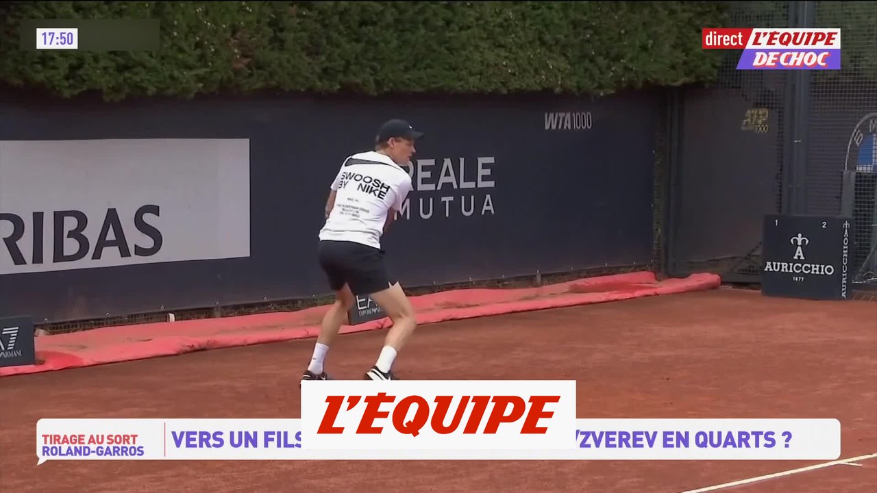 Vers un 8e de finale Fils-Sinner et un quart entre Djokovic-Zverev - Tennis - Roland-Garros