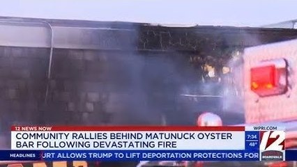 Matunuck Oyster Bar may be total loss after fire
