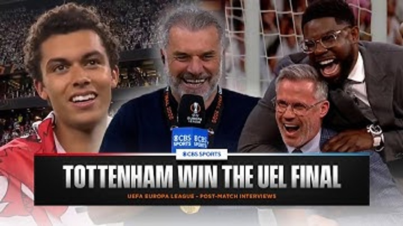 Ange Postecoglou gets the LAST LAUGH 🤣 | "SPECIAL FEELING" Johnson on Tottenham WINNING UEL Final 🤩