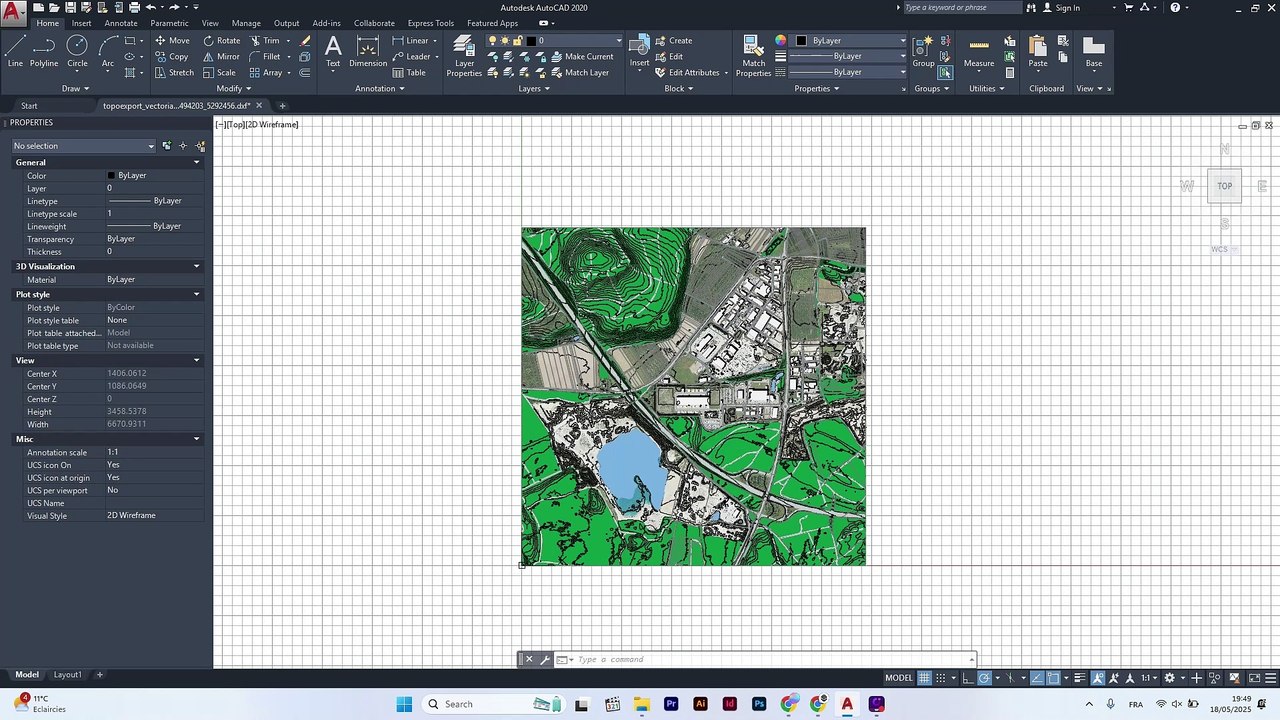TopoExport.com - How to Generate a Georeferenced Site Plan in AutoCAD (EPSG Coordinates)