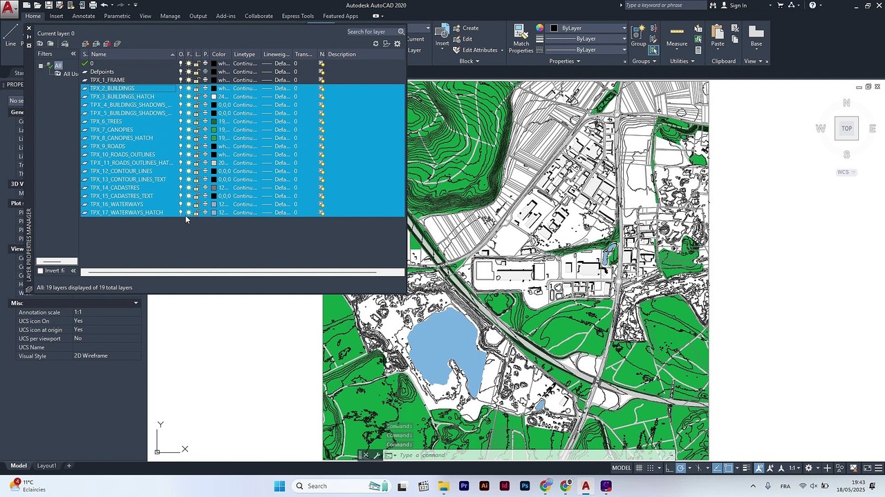 TopoExport.com - How to Align a Satellite Image with Your 2D Plan in AutoCAD (Perfect Fit)