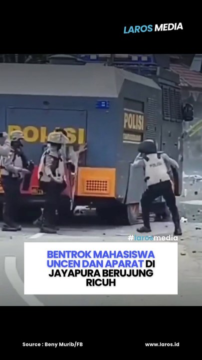 Bentrok Mahasiswa Universitas Cendrawasih dan Aparat di Jayapura Berujung Ricuh