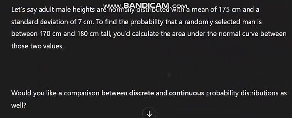 what is continuse probility distribution