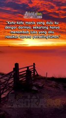 ✨“Kata-kata manis yang dulu ku dengar darinya, sekarang hanya menambah luka yang aku rasakan karena perselingkuhan.”☁✨