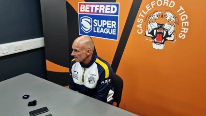 Castleford Tigers 6, Leeds Rhinos 29: Brad Arthur press conference.