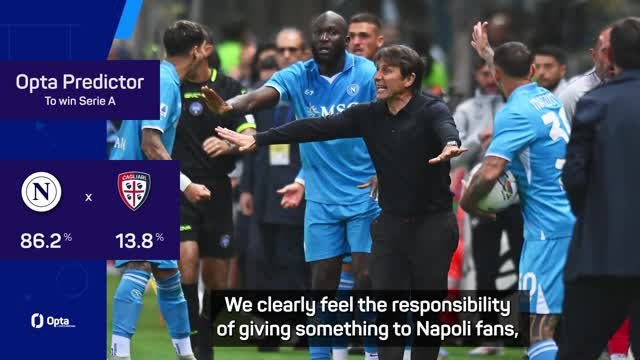 Conte 'feels the responsibility' of delivering Serie A title