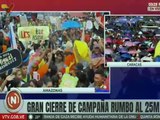 Pueblo amazonense revolucionario acompañó al candidato Miguel Rodríguez en su cierre de campaña