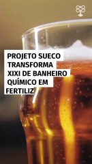 Iniciativa sueca transforma urina de banheiros químicos em adubo para cultivo de cevada usada na fabricação de cerveja
