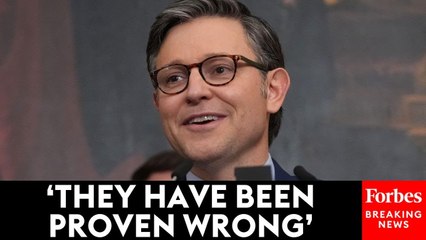 Mike Johnson Takes Swipe At The Media, Democrats After House Passes The Big Beautiful Bill