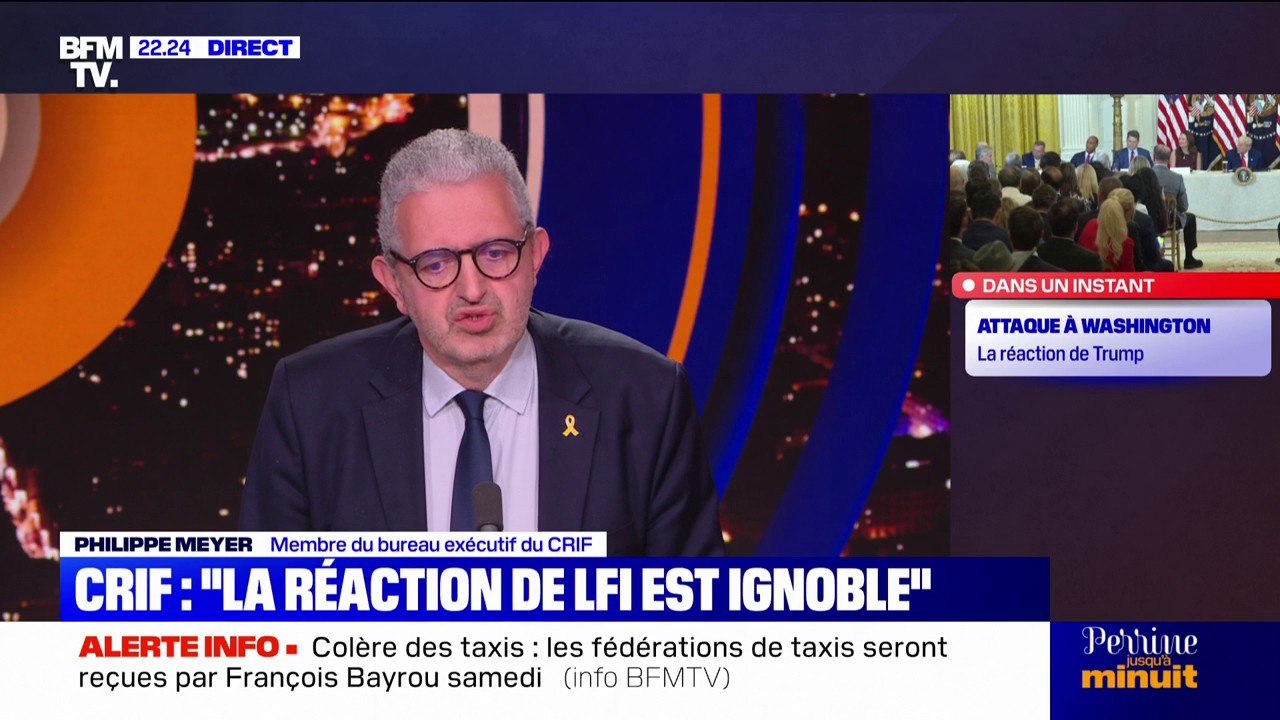 Fusillade à Washington: Philippe Meyer, membre du bureau exécutif du CRIF, juge que la réaction d'Éric Coquerel (LFI) "est ignoble"