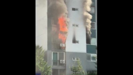 경기 부천 아파트 화재...3명 연기흡입 / YTN