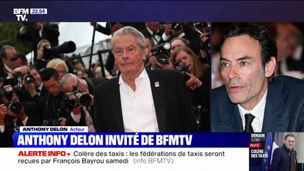 Livre sur les derniers jours d'Alain Delon: "Je ne condamne pas le travail des deux journalistes", indique le fils de l'acteur, Anthony Delon