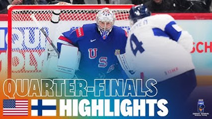 Highlights: USA vs FINLAND | 2025 #MensWorlds #IIHF