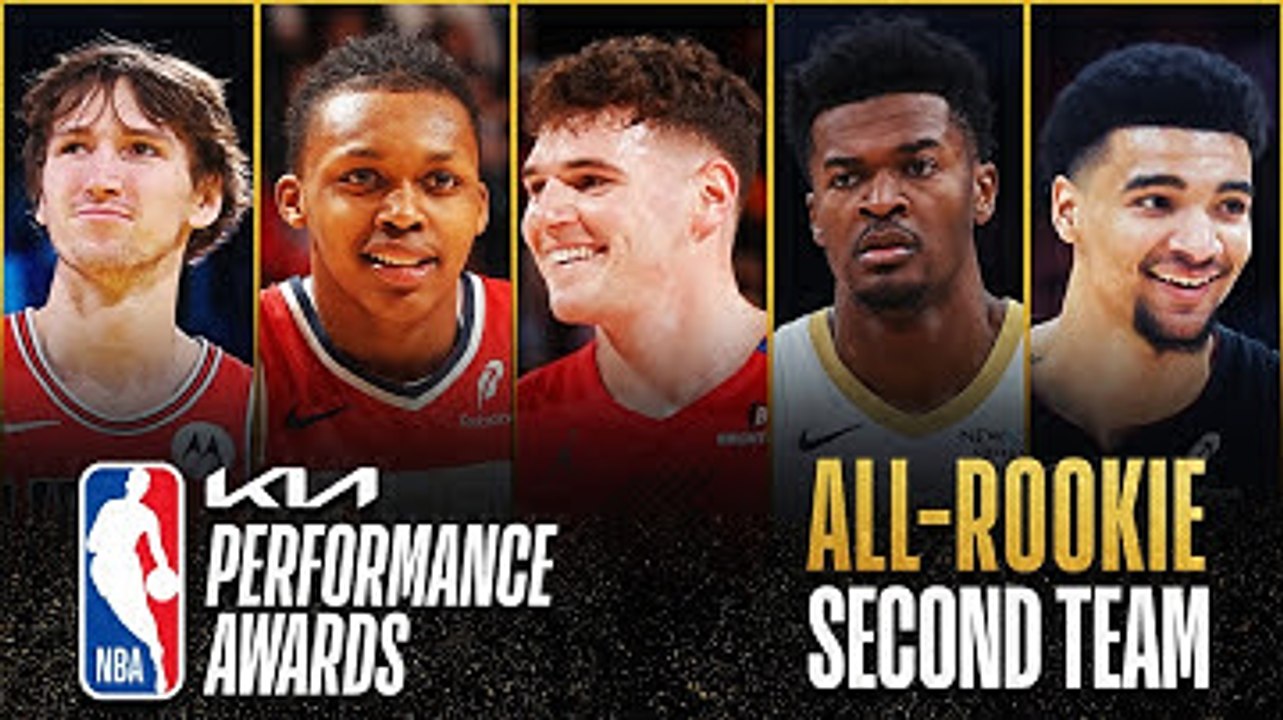 The BEST Of The 2024-25 Kia NBA All-Rookie Second Team!