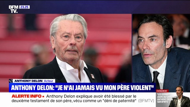Livre sur les derniers jours d'Alain Delon: J'ai fait la paix avec mon père , indique le fils de l'acteur, Anthony Delon