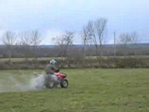QUAD DANS L'EAU