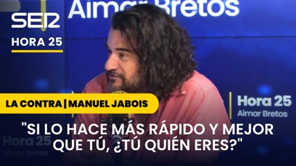 Manuel Jabois, sobre el uso de la inteligencia artificial: "Si hay alguien que hace mucho más rápido y a veces mejor lo que haces tú, ¿quién eres tú?"