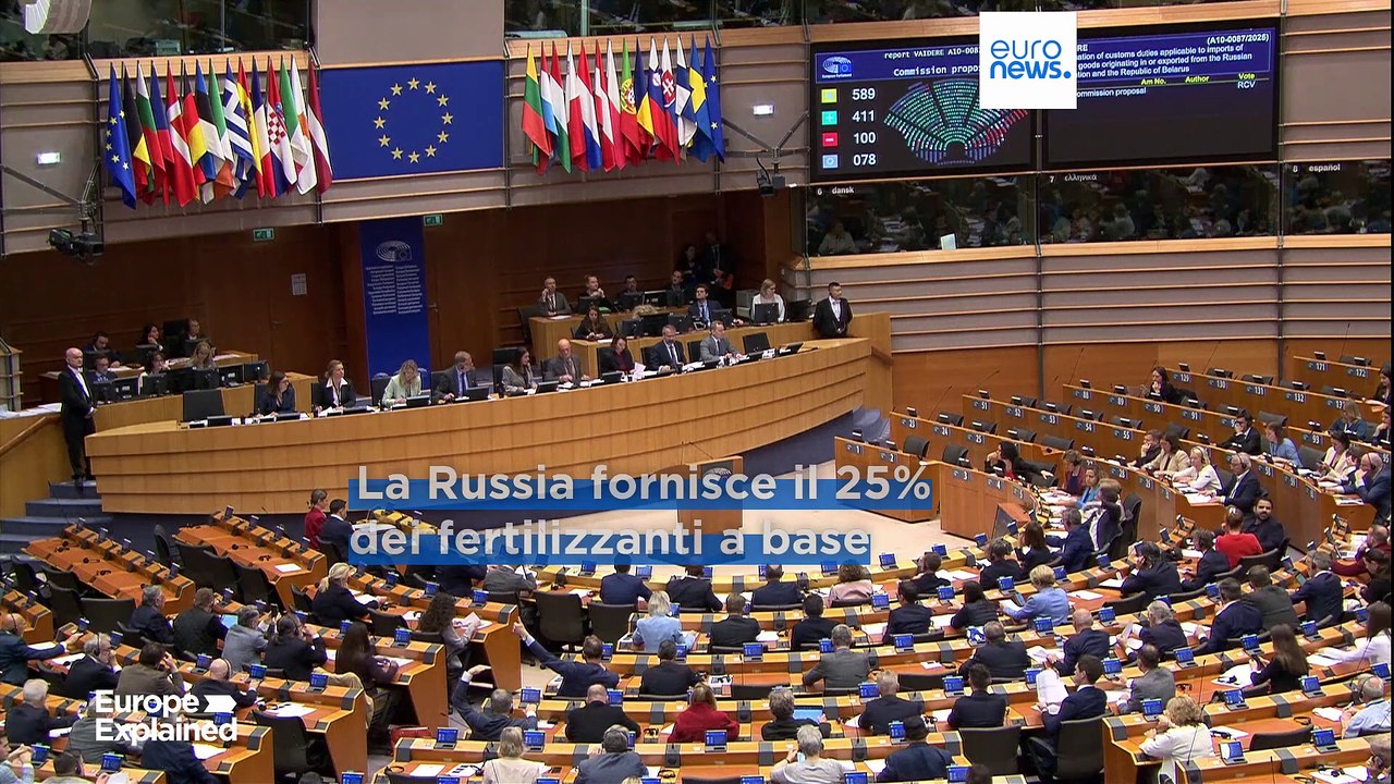 Il Parlamento europeo approva pesanti dazi su fertilizzanti e prodotti agricoli russi e bielorussi