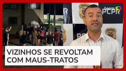 População de Foz do Iguaçu protesta contra idoso acusado de matar cachorro