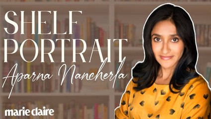 Aparna Nancherla | Shelf Portrait | Marie Claire