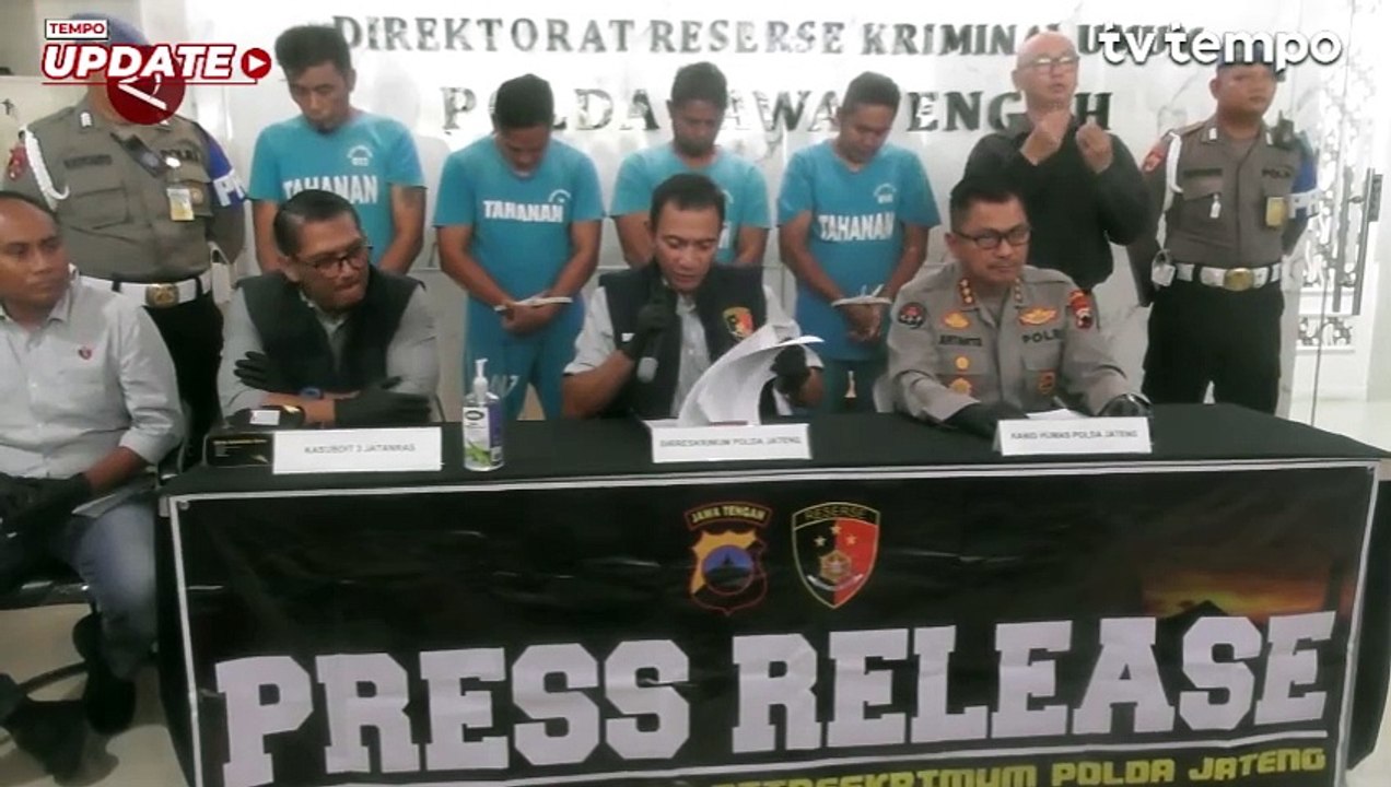 Polisi Bekuk 4 Anggota GRIB Jaya Pelaku Pencurian Aset PT KAI Semarang