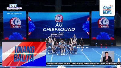 AU Chiefsquad, nag-champion sa NCAA Season 100 Cheerleading Competition; nakamit ang 6-peat | Unang Balita