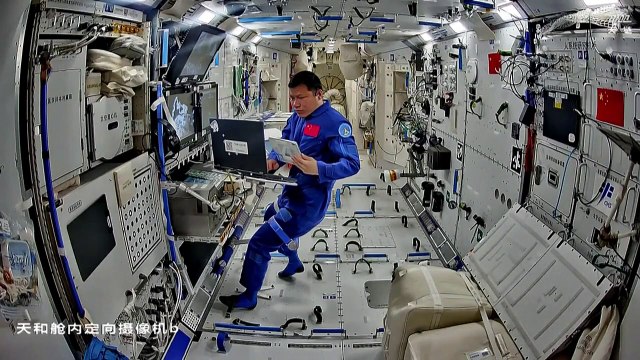 Chinese astronauts conduct spacewalk to add space debris protection on Tiangong space station
