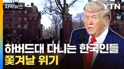 [자막뉴스] "즉시 박탈할 것"...하버드대 사정없이 몰아붙이는 트럼프 / YTN