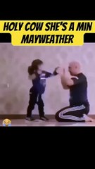 Kick boxing girl 💪😳😳😳