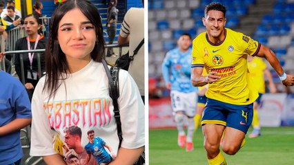 Alana presente en el América vs. Toluca para apoyar a Sebastián Cáceres y da su predicción