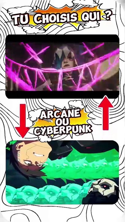 Arcane vs cyberpunk