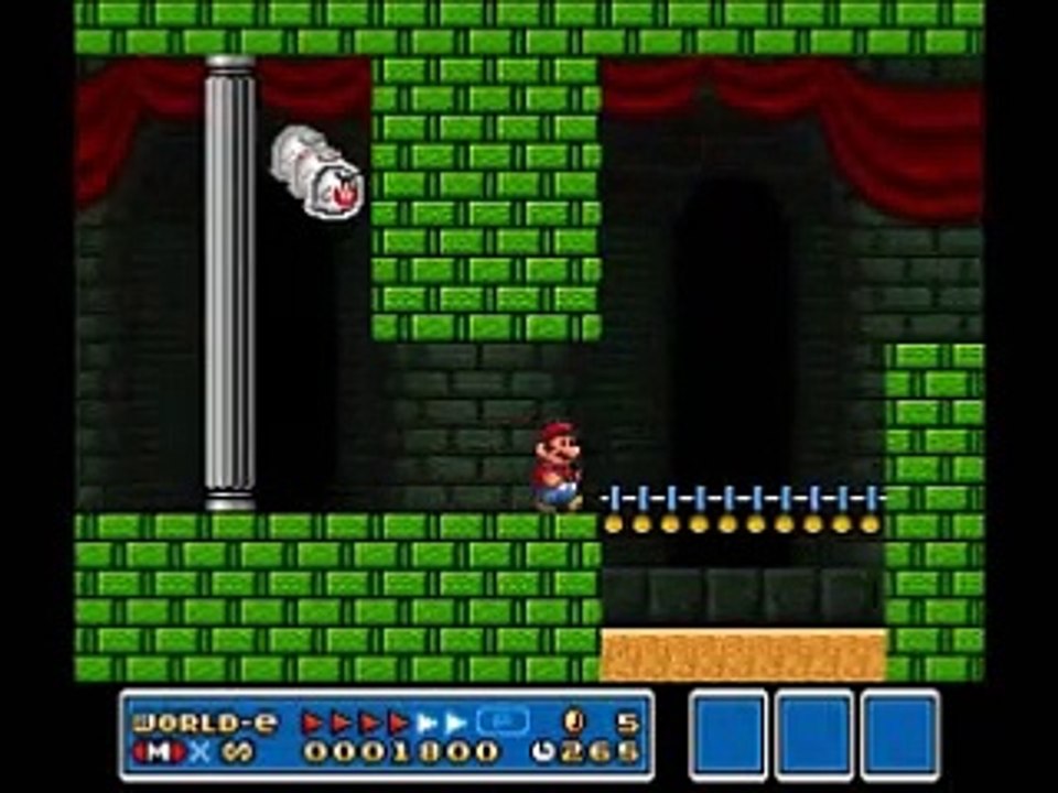 Slopeside, Plainside, Cloudside Castle Levels (SNES)