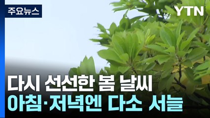 [날씨] '계절 제 자리로' 선선한 봄 날씨, 서울 낮 23℃...밤부터 산발적 비 / YTN