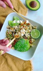 Day 2: Sesame Ginger Ramen Salad with Crispy Tofu 🥗 | Summer Salad Series