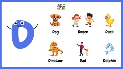 ABC Flashcards for Toddlers | Alphabet Words A to Z | ABC Learning for Toddlers | Preschool Learning