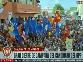 Guariqueños en un río patriota acompañaron al candidato Donald Donaire en su cierre de campaña