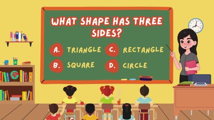 Shape Quiz for Kindergarten | Shape Quiz Questions and Answers for Kids | Preschool Quiz