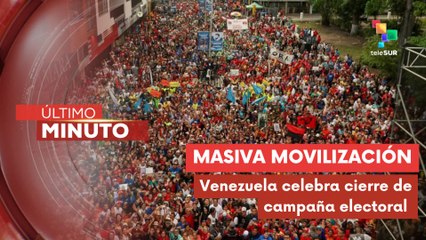 Presidente Nicolás Maduro felicita masiva marcha en Caracas y en el resto del país