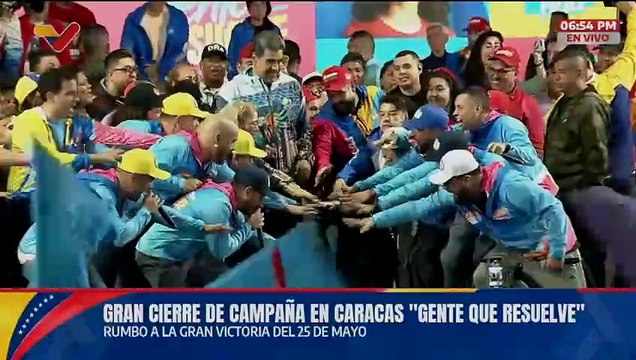 Caracas se desbordó de pueblo para acompañar a los candidatos del GPP en su cierre de campaña