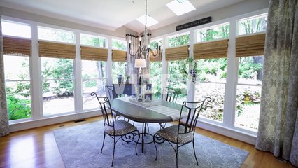 Luxury open space, dining room area