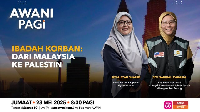 AWANI Pagi: Ibadah Korban | Dari Malaysia ke Palestin