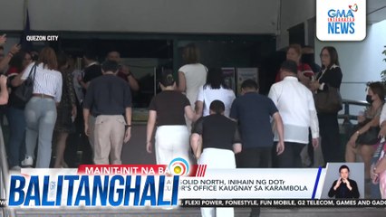 Civil case vs. Pangasinan Solid North, inihain ng DOTr sa Quezon City Prosecutor's Office kaugnay sa karambola sa SCTEX | Balitanghali