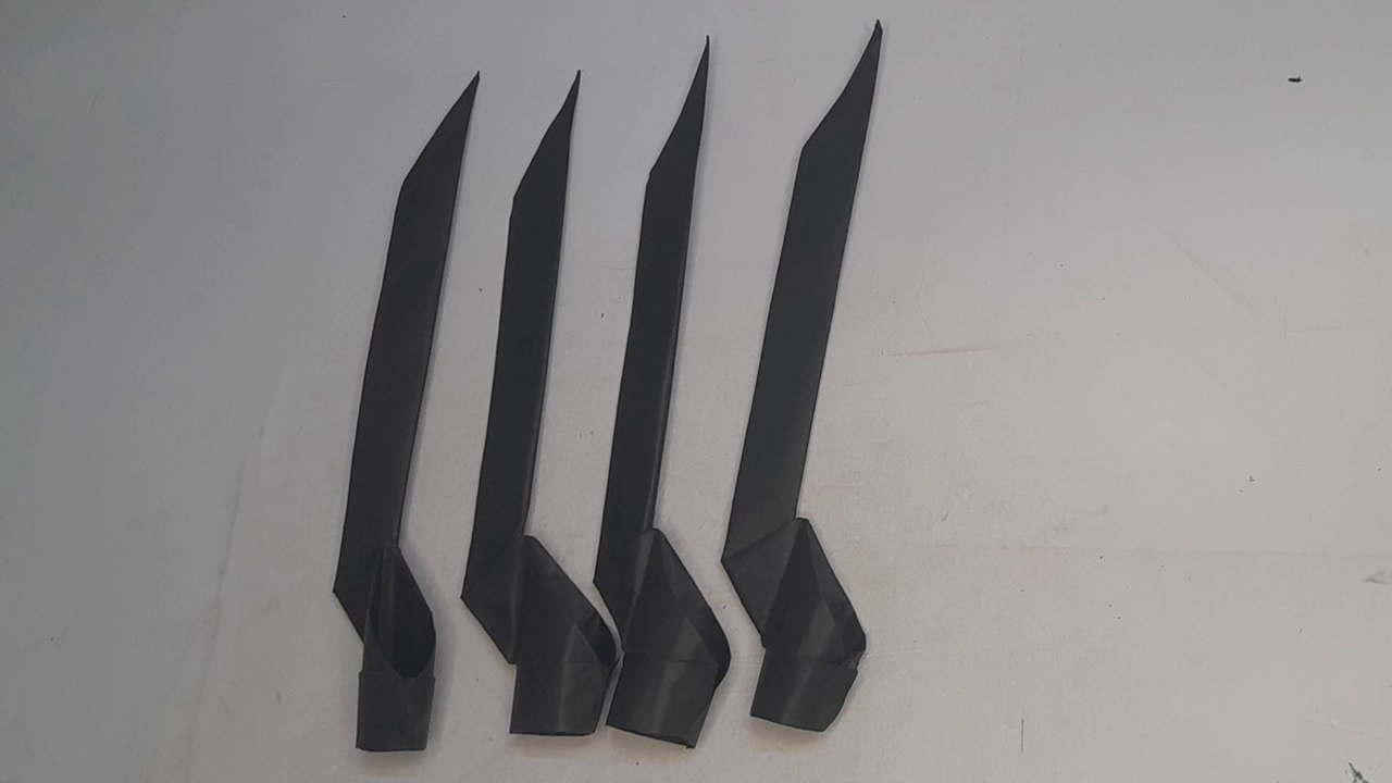 Make Wolverine Claws with Paper | Easy Origami DIY for Marvel Fans!