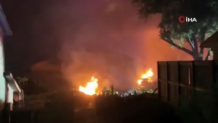 ABD'de bir uçak kazası daha: Uçak yerleşim bölgesine düştü!